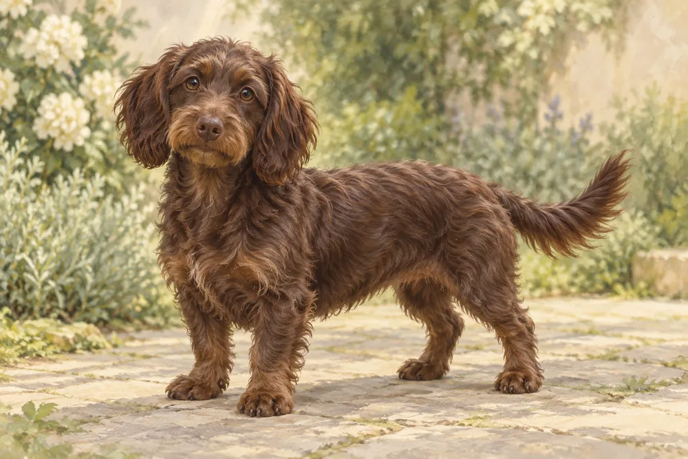 Doxiepoo — przykładowy wygląd zwierzęcia, ilustracja wygenerowana przez AI