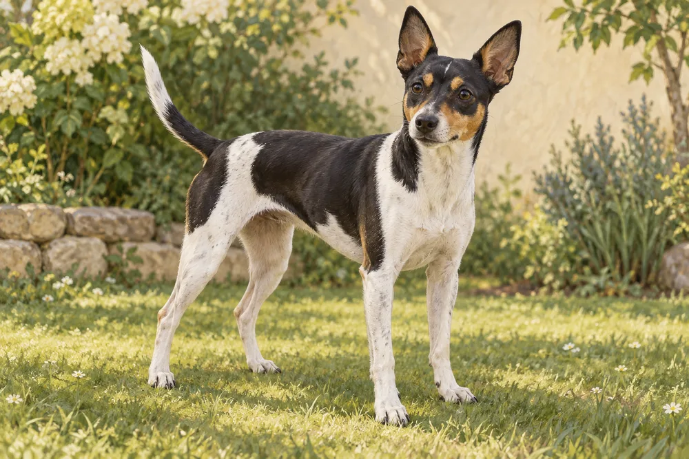 Rat terrier — przykładowy wygląd zwierzęcia, ilustracja wygenerowana przez AI
